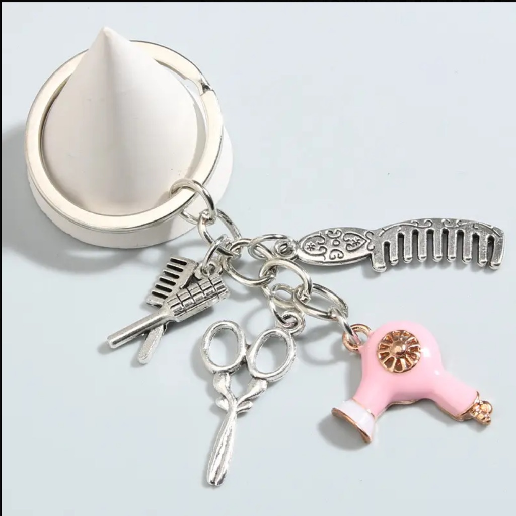 Hair Stylist Keychain-New